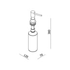 Parisi L'Hotel Recessed Soap Dispenser Spec