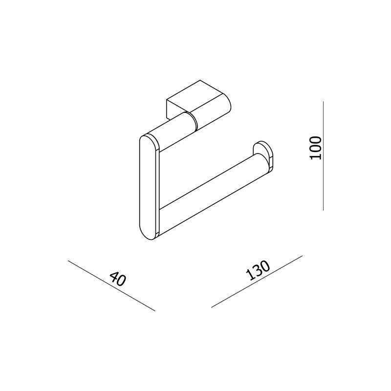 Parisi L'Hotel Toilet Roll Holder Spec