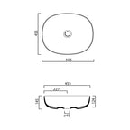 Parisi Pod 500x450 Bench Basin Spec