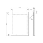 Parisi Pure Rectangle Mirror Spec