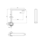 Parisi Quadro Swivel Spout Spec