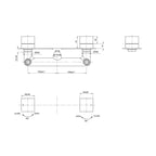 Parisi Quadro Wall Top Assemblies (pair) Spec