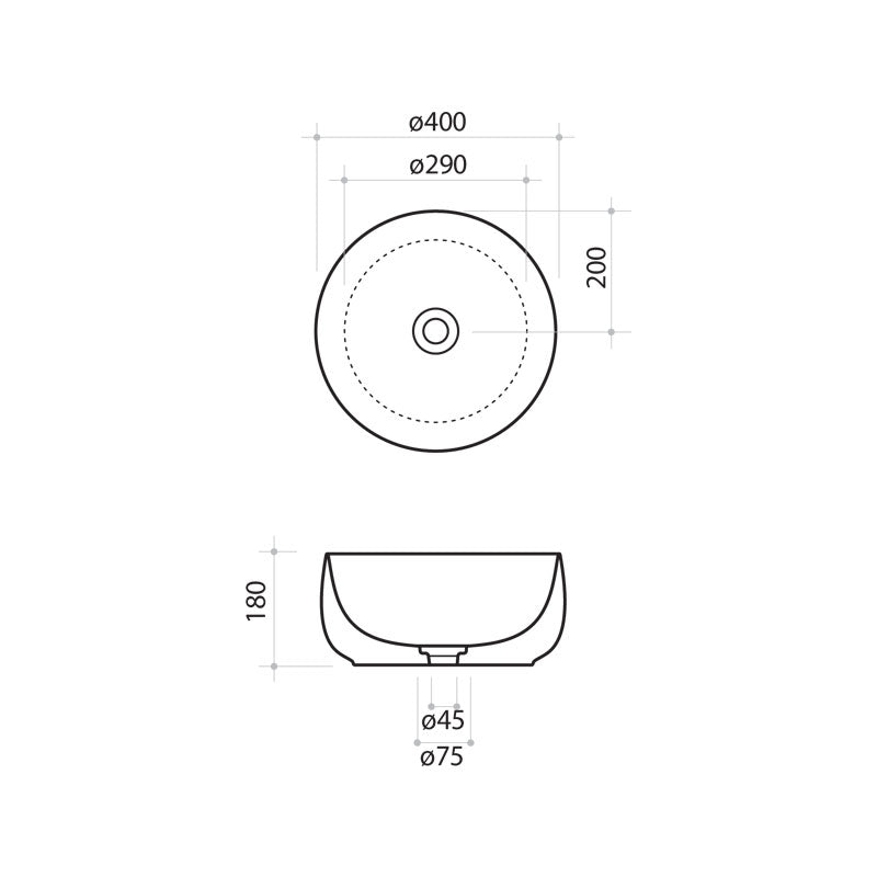 Parisi Seed 400 Bench Basin Spec