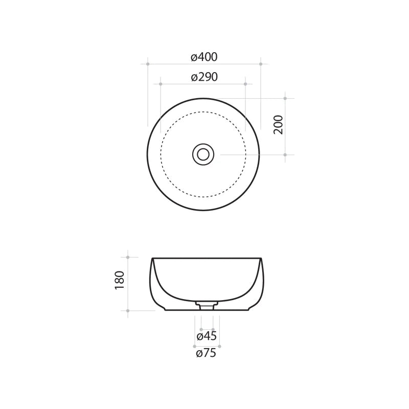Parisi Seed 400 Bench Basin Spec