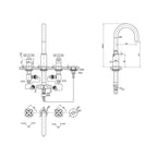 Parisi Stella Flat 4 Piece Hob Set Spec