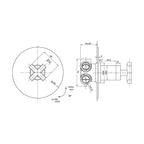 Parisi Stella Flat Mixer Spec