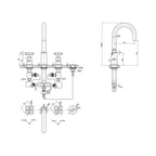 Parisi Stella Round 4 Piece Hob Set Spec