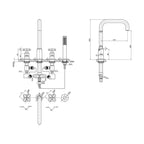 Parisi Stella Round 4 Piece Hob Set Spec
