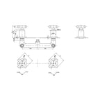 Parisi Stella Round Wall Top Assemblies (pair) Spec