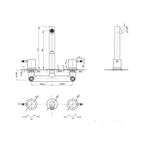 Parisi Tondo BasinBath Set 160mm Spout Spec