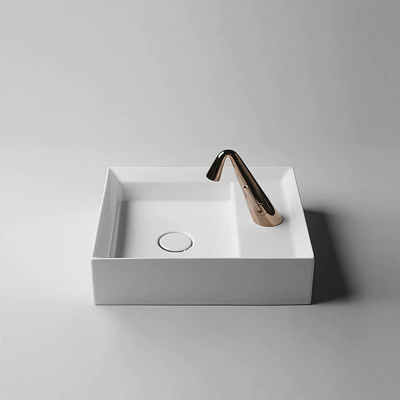 Parisi Cut 450x380 Bench Basin with Platform & 1 Tap Hole