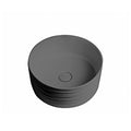 Parisi Trace 400 Bench Basin - Matte Black - VA01.22