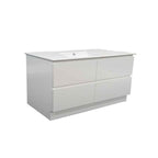 Parisi Pure Bianco 1200 Floor Cabinet with Single Ceramic Top Matt White