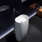 Pietra Bianca Unique Freestanding Basin - Black - PBS2034-Black