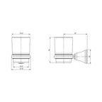 Phoenix Rhapsody Tumbler Holder Chrome Spec