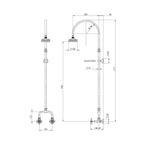 Phoenix Nostalgia Exposed Shower Set Spec