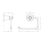 Phoenix Nostalgia Toilet Roll Holder Spec
