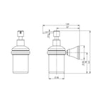 Phoenix Rhapsody Soap Dispenser Chrome Spec