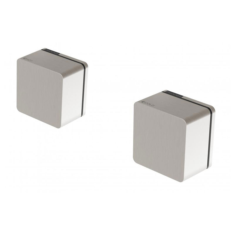 The Alia Wall Top Assemblies 15mm Extended Spindle - Brushed Nickel