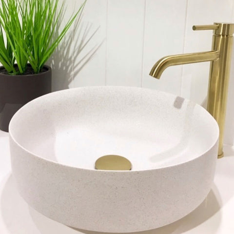 Pietra Bianca Georgia Above Counter Basin 450 x 130mm - Matte White