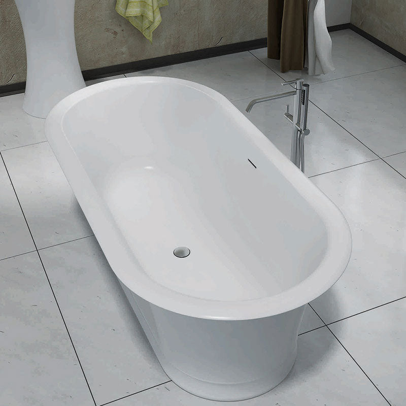 Pietra Bianca Rome Freestanding Bath
