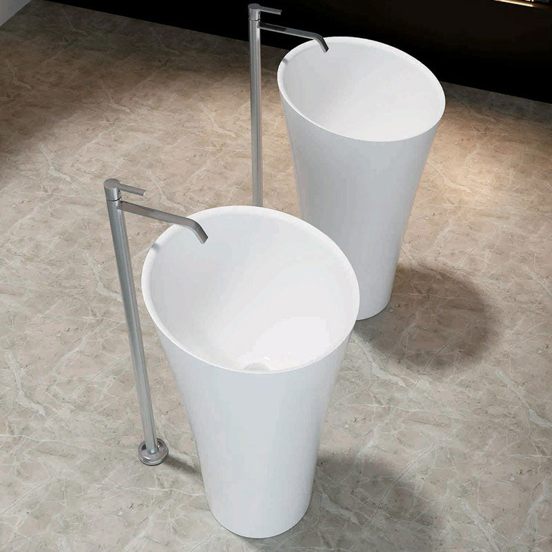 Pietra Bianca Speaker Freestanding Basin