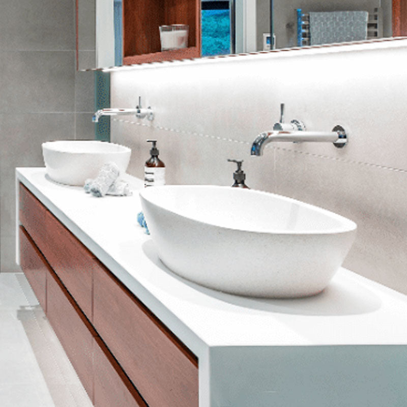 Pietra Bianca Sussana Above Counter Basin 