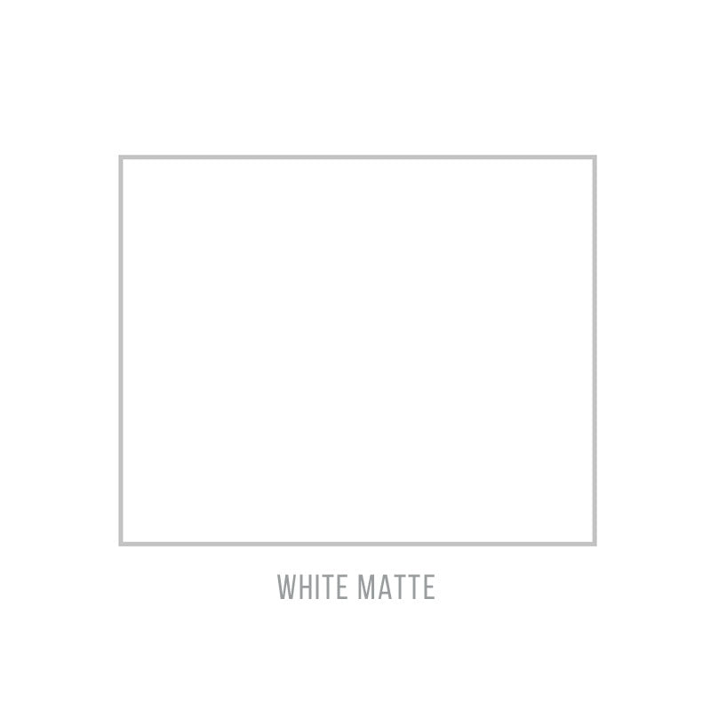 Pietra Bianca Vivian Above Counter Basin - White Matte