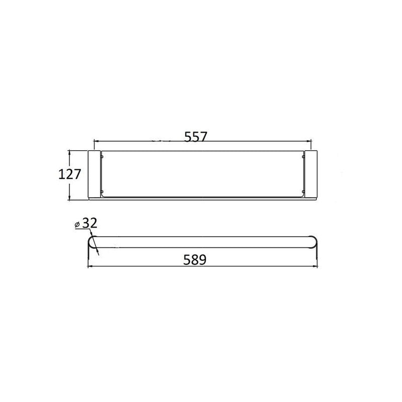 PLD Cove Glass Shelf Spec