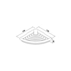 PLD Bel-Aire Premium Corner Baskets-Small Spec