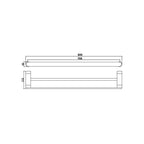 PLD Cove Double Rail-800mm Spec