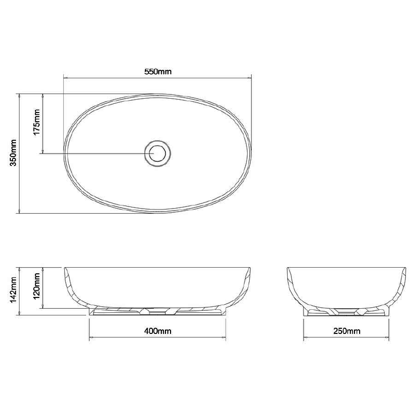 Gareth Ashton Pluro Clearstone Basin with Plug & Waste