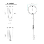Gentec SMARTEC Ceiling Mounted Electronic Infrared Urinal Flushing System Specification