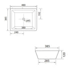 Parisi Quad Bench Basin Specification