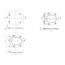 Parisi L'Hotel Slim Soft Close Seat - Specification