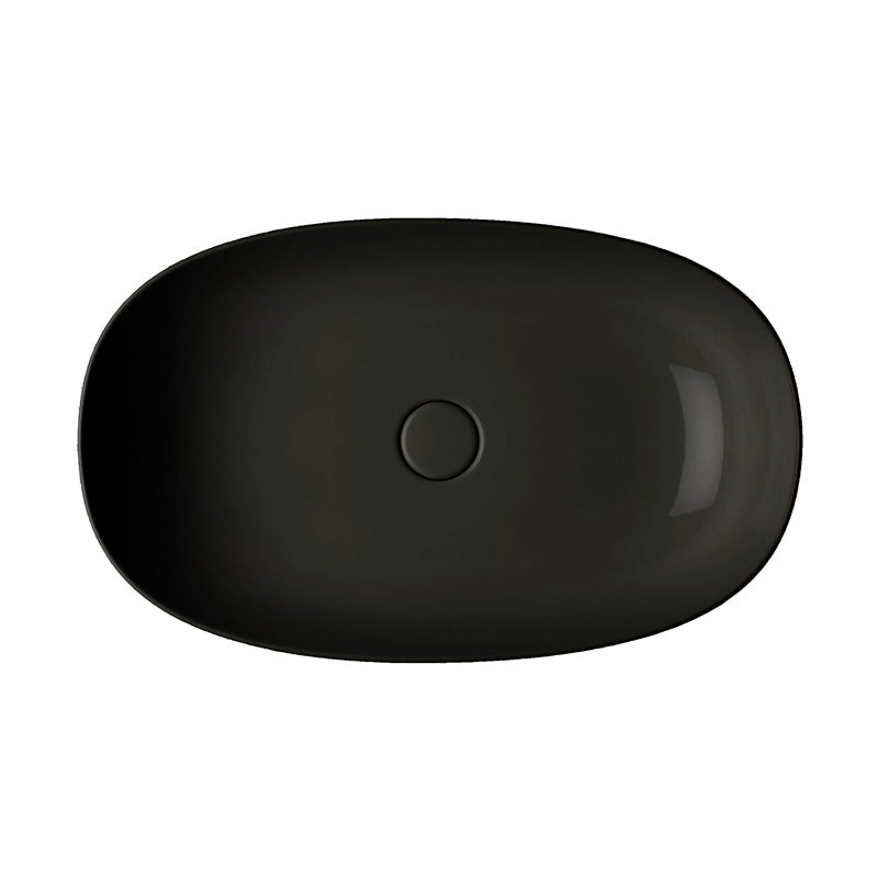 Parisi Pod 600x380 Bench Basin - Gloss Black - VA15.02