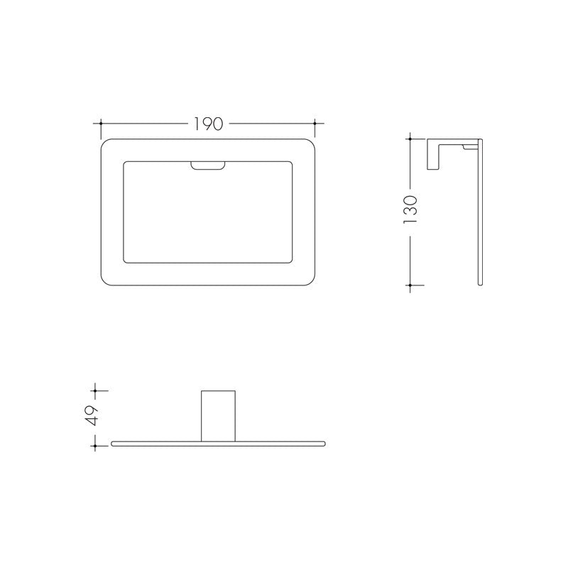 Studio Bagno Pop Towel Ring - Brushed Nickel Spec