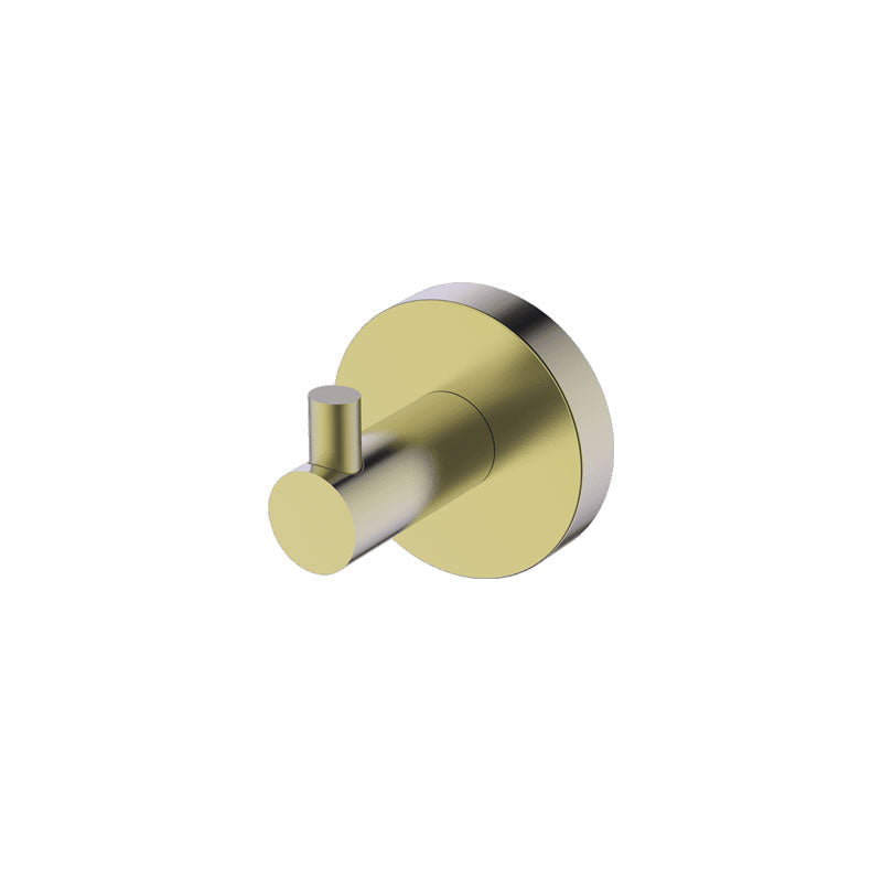 Gareth Ashton Robe Hook - Brushed Brass - PRH-BB
