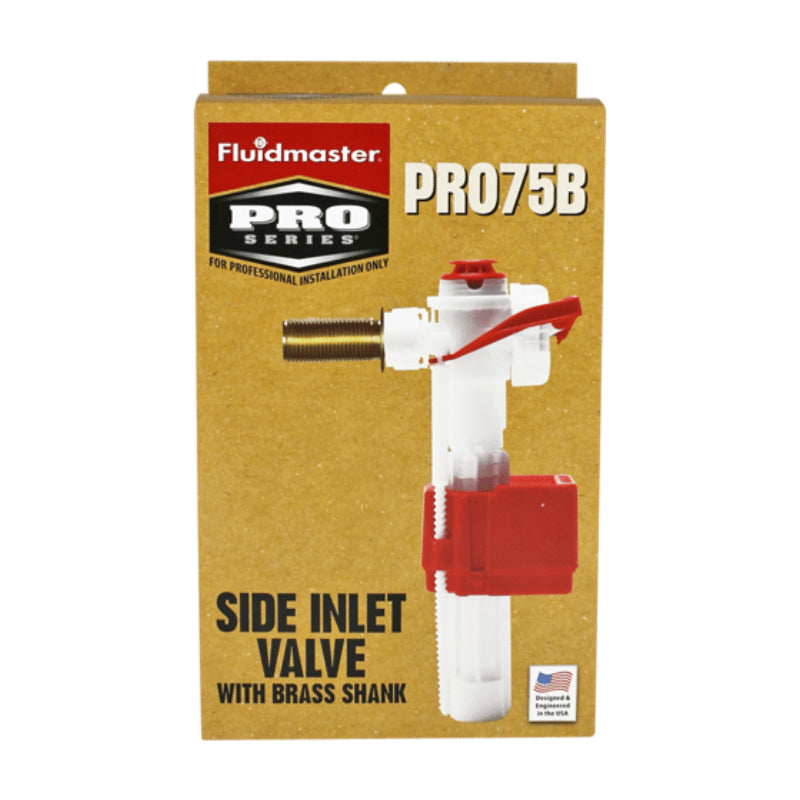 Fluidmaster Side Entry Toilet Valve - Brass Thread