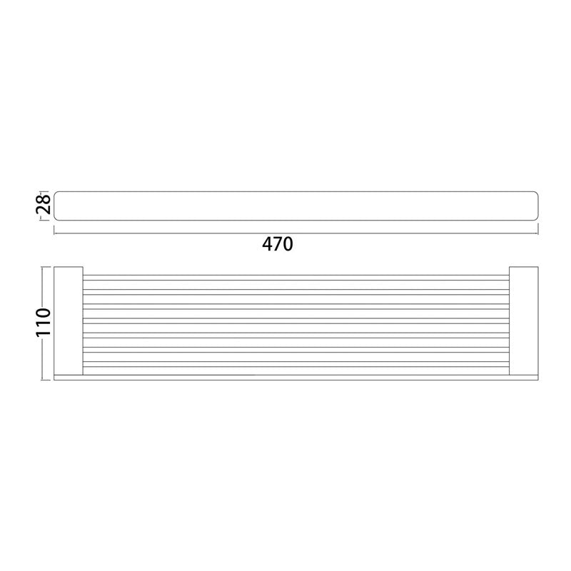 PLD Platinum Deluxe Shower Shelf Specification