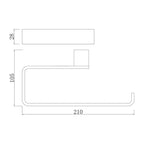 PLD Platinum Guest Towel Holder Chrome Specification