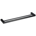 PLD Platinum Double Towel Rail 600mm Matt Black