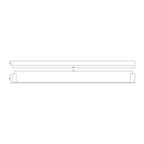 PLD Platinum Single Towel Rail 800mm Specification