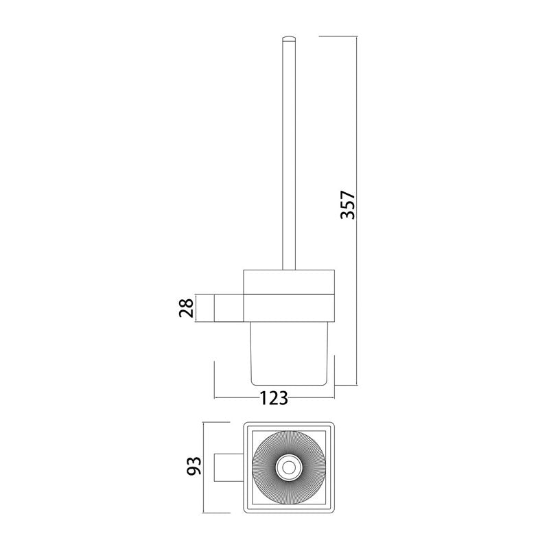 PLD Platinum Toilet Brush & Holder Specification