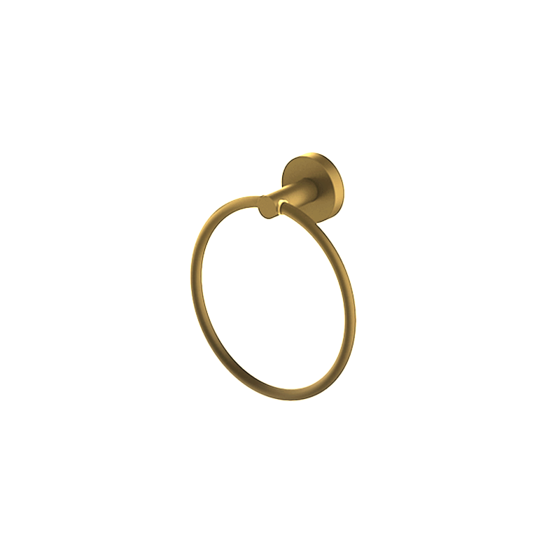 Gareth Ashton Poco Towel Ring - Brushed Brass