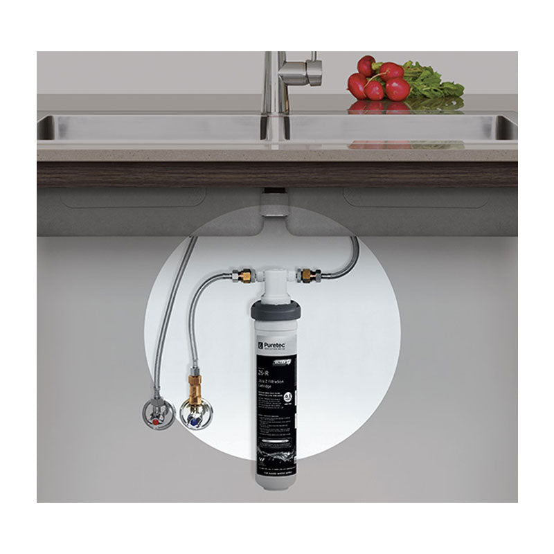 Puretec High Flow Inline Water Filter System, 0.1 Micron