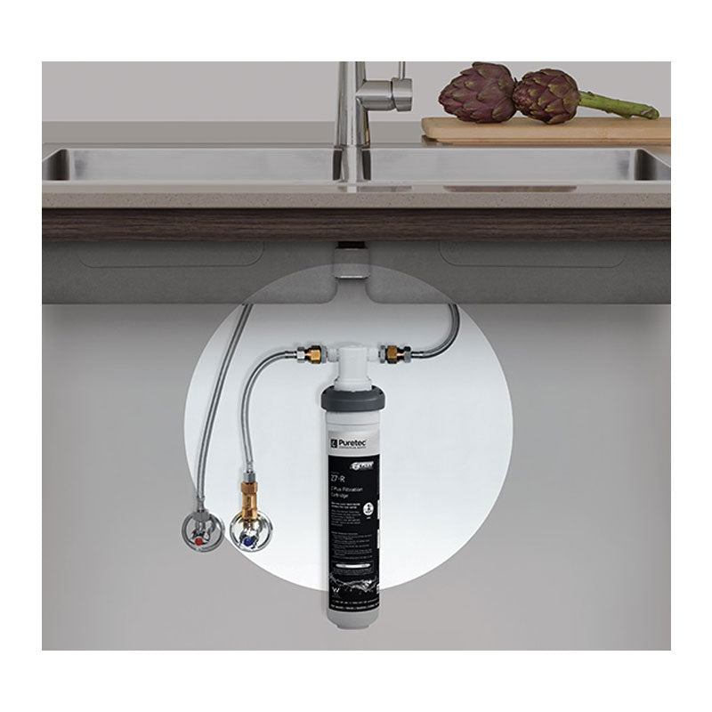 Puretec High Flow Mixer Tap Filter System for Harsh Water, 1 Micron