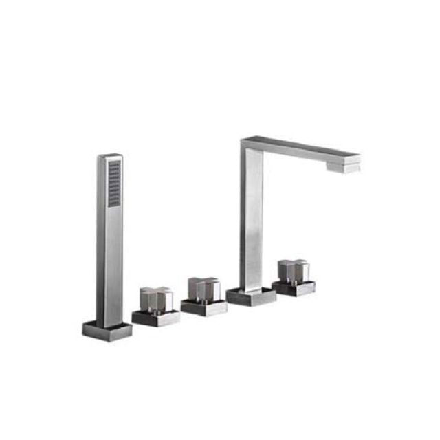 Parisi Cross 5 Pieces Hob Bath Set