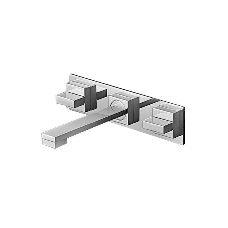 Parisi Cube Wall Set Backplate - Chrome