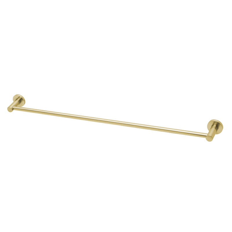 Phoenix Radii Single Towel Rail 800mm with Round Plate